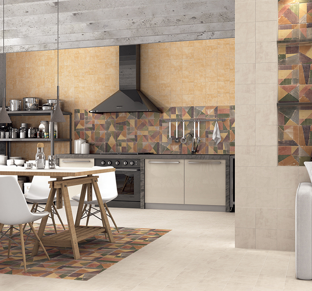 MLD-圖里尼-B花磚土黃實景圖-1