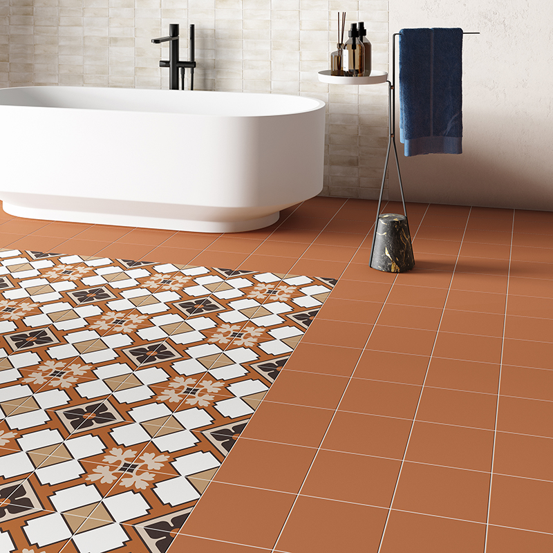 ELD-里沃利-03復古橘 20X20 實景圖 (2)