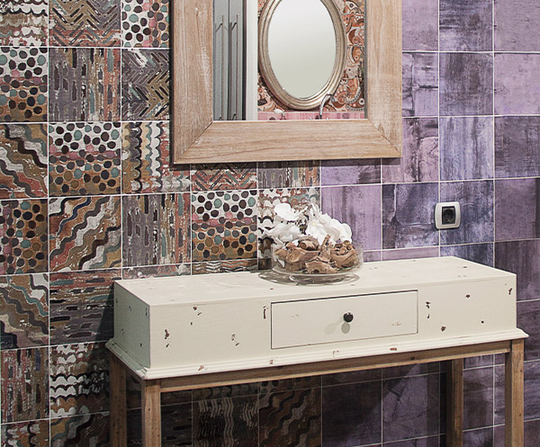 ELD-維歐納-03紫+03抽象花磚 實景