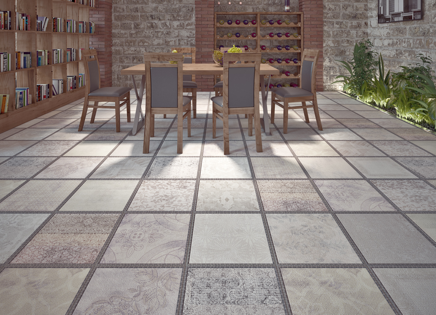 052-麗緻10花磚實景2