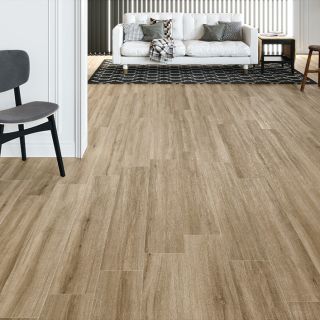 ELD-櫻山木紋03棕 實景