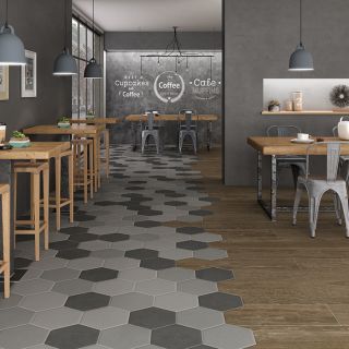 ELD-安帝科六角磚-02灰.03黑    實景