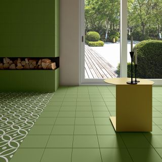 ELD-里沃利-04青森綠+花磚綠A 20X20 實景圖