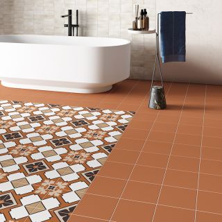 ELD-里沃利-03復古橘 20X20 實景圖 (2)