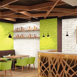 MLD-克拉克01白 03綠 實景