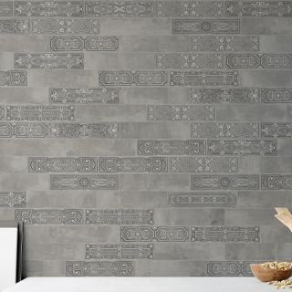 ELD-實景-克莉緹娜花磚-02灰(霧) 7.4X29.75