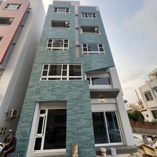 澎湖華昌外牆-莫藍綠